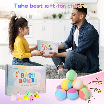 Bath Bombs for Kids with Toys Inside (15 pcs)