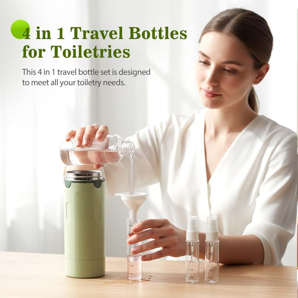 4-in-1-Travel multi-purpose bottle
