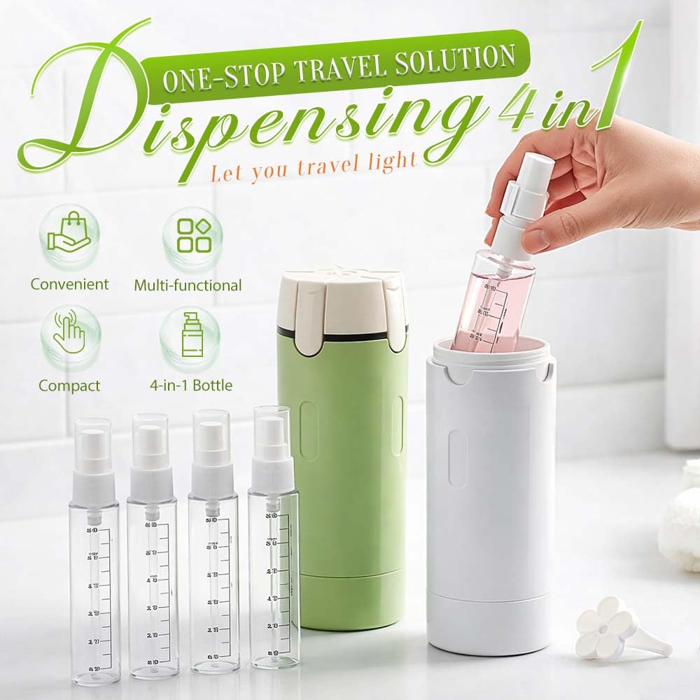 4-in-1-Travel multi-purpose bottle