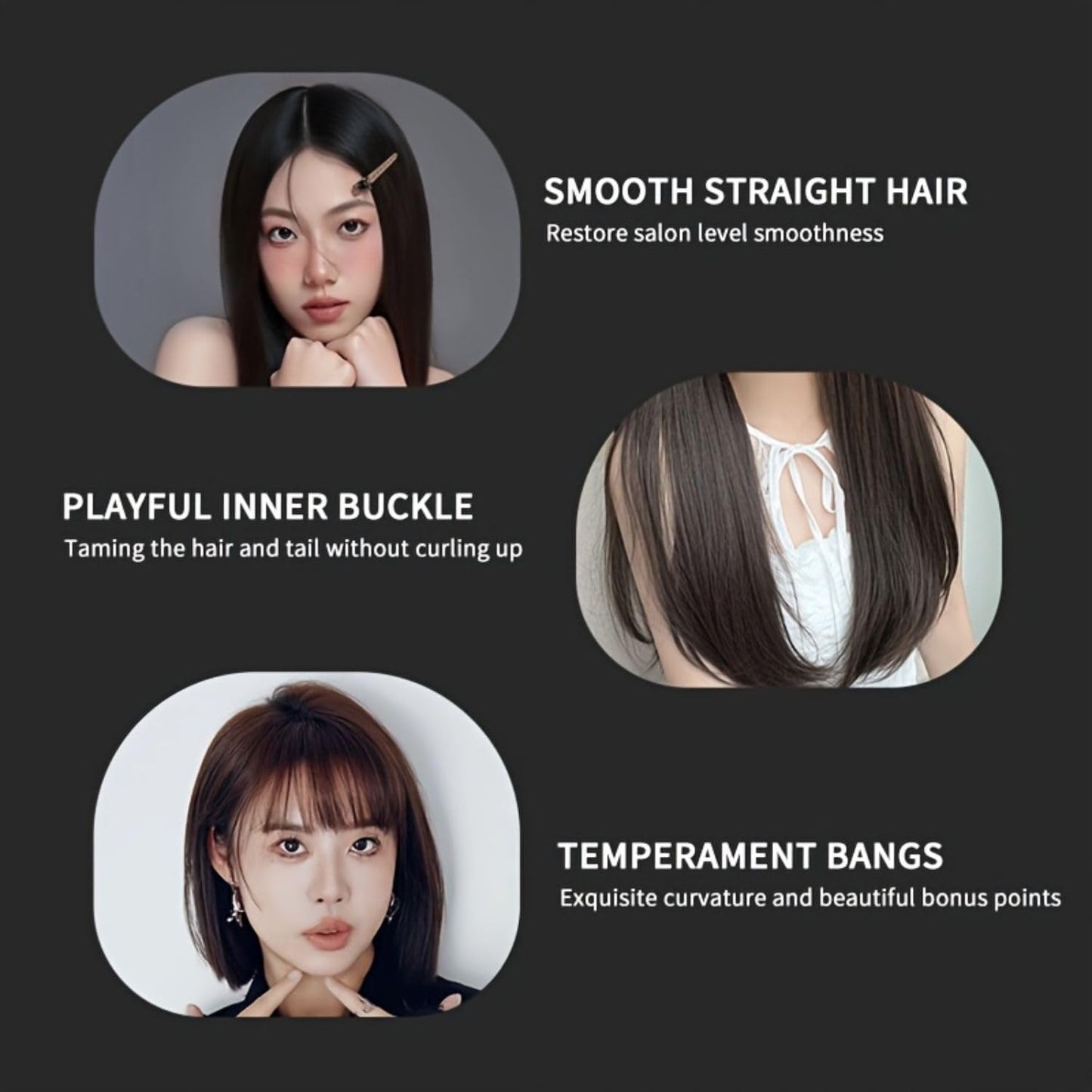 Wireless Portable Straight Hair Comb