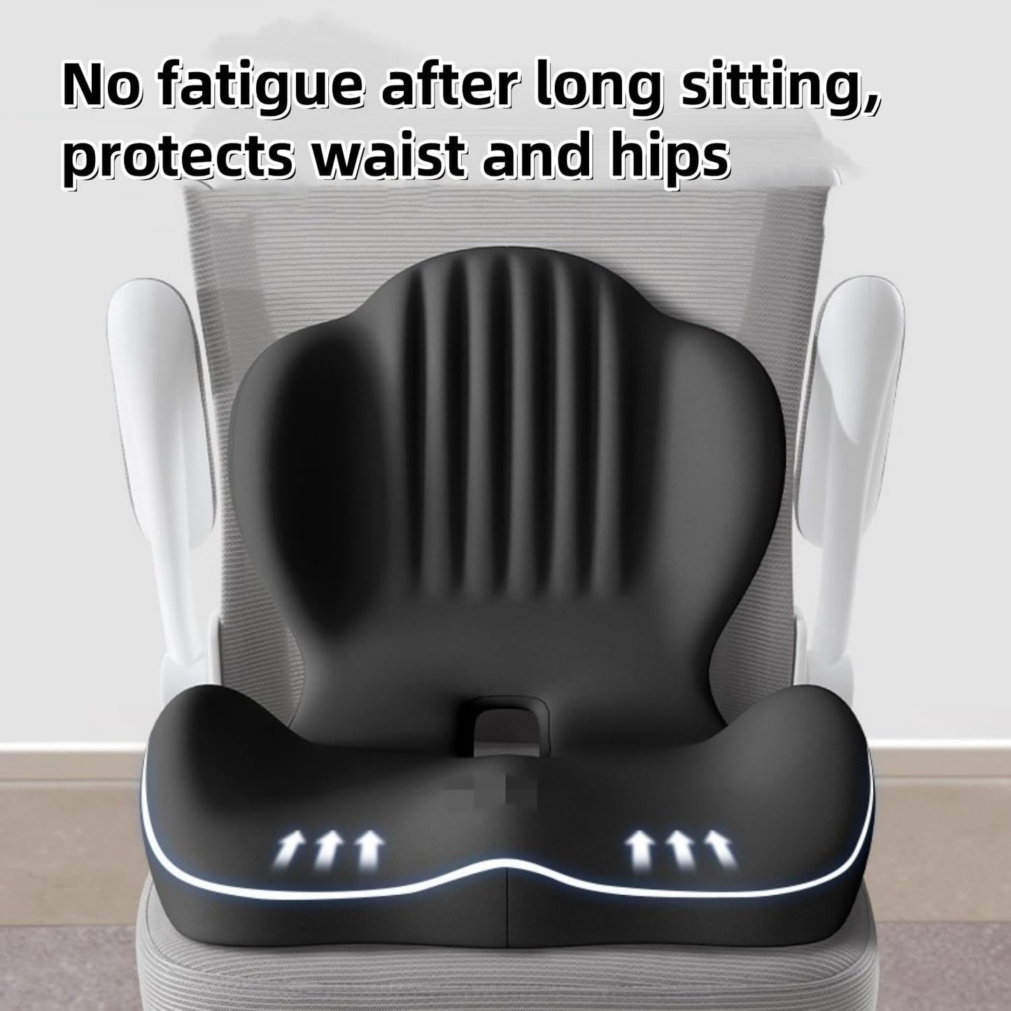 Ergonomic 2-in-1 back and seat
