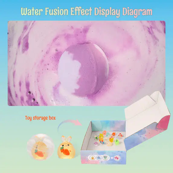 Bath Bombs for Kids with Toys Inside (15 pcs)