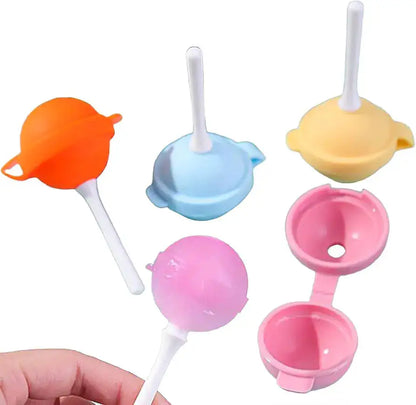 Lollipop Ice Cream Maker, Homemade Popsicle Molds(5pcs)
